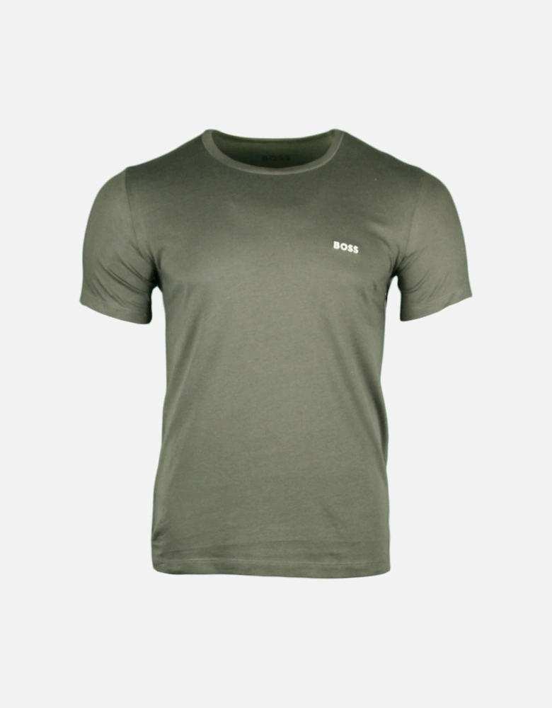 3-Pack T-Shirts, Black/White/Khaki