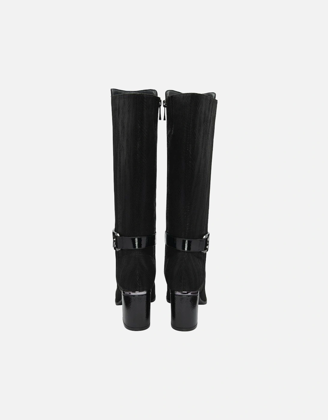 Elsa knee high boots in Black