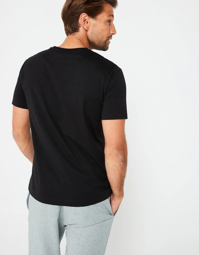Essential Chest Box Logo T-Shirt - Black