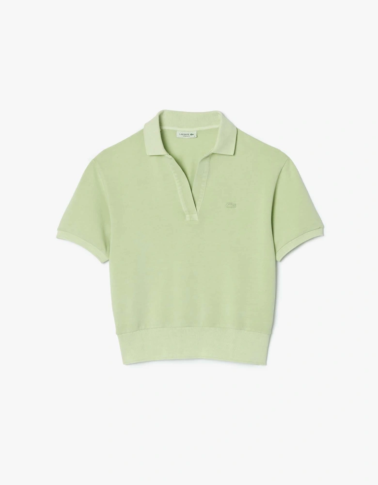 Regular-Fit Natural Dyed Polo Shirt