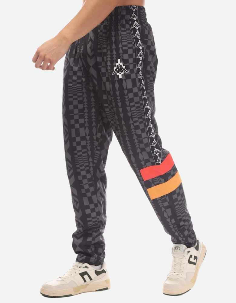 Allover Print Folk Kappa Track Pants