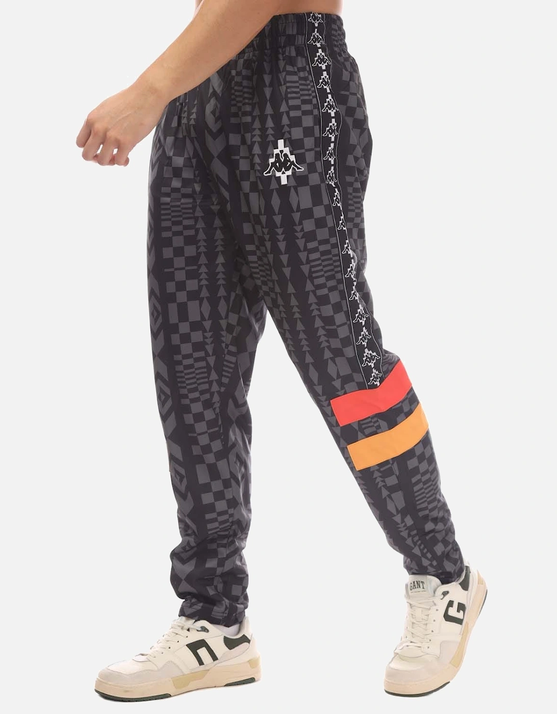 Allover Print Folk Kappa Track Pants, 5 of 4