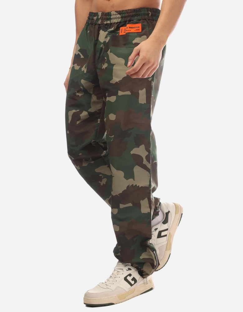 Camo Nylon Track Pants