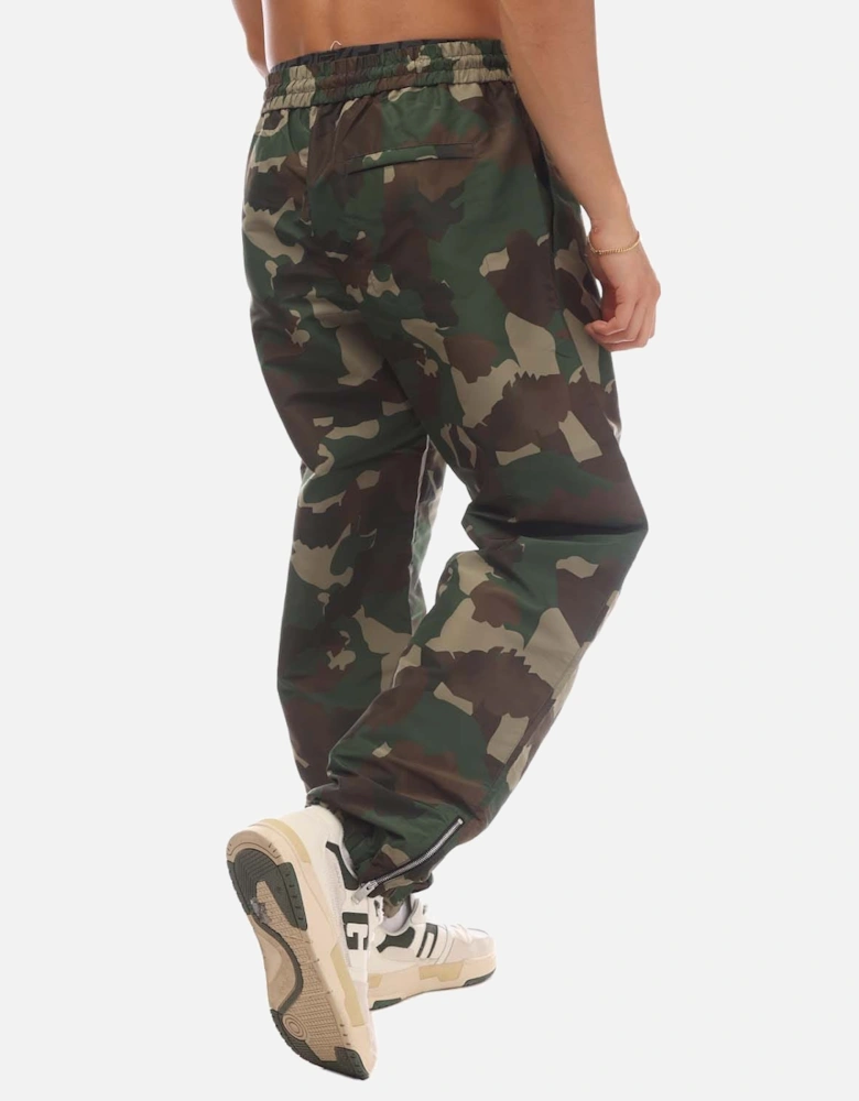 Camo Nylon Track Pants