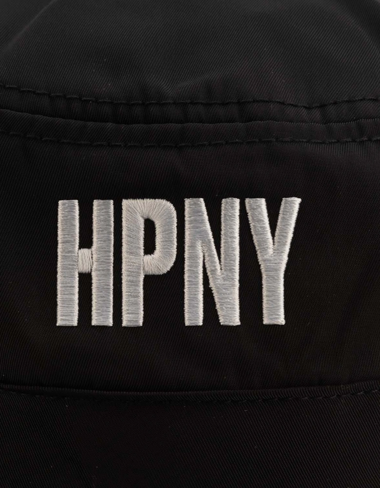 HPNY Embroidered Nylon Bucket Hat