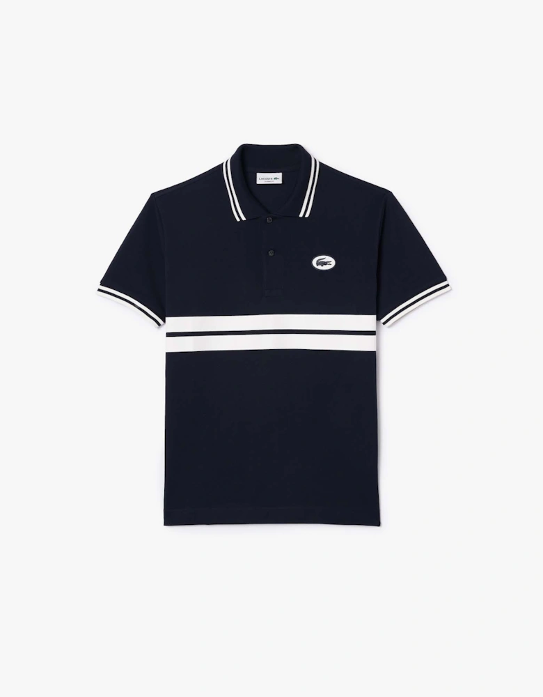 Classic-Fit Badge Polo Shirt