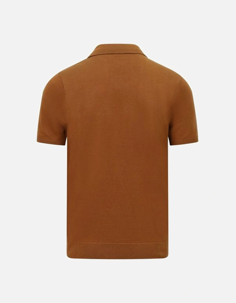 Jackson Short Sleeve Polo Shirt | Walnut