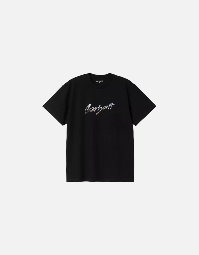 Carhartt S/S Drip Script T-Shirt - Black