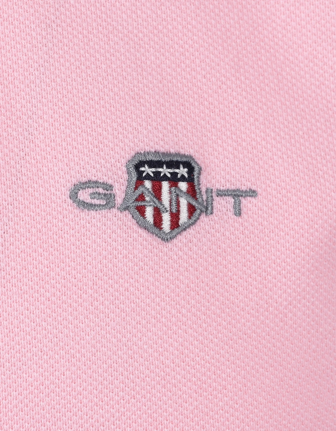 Reg Shield Ss Pique Polo Shirt California Pink