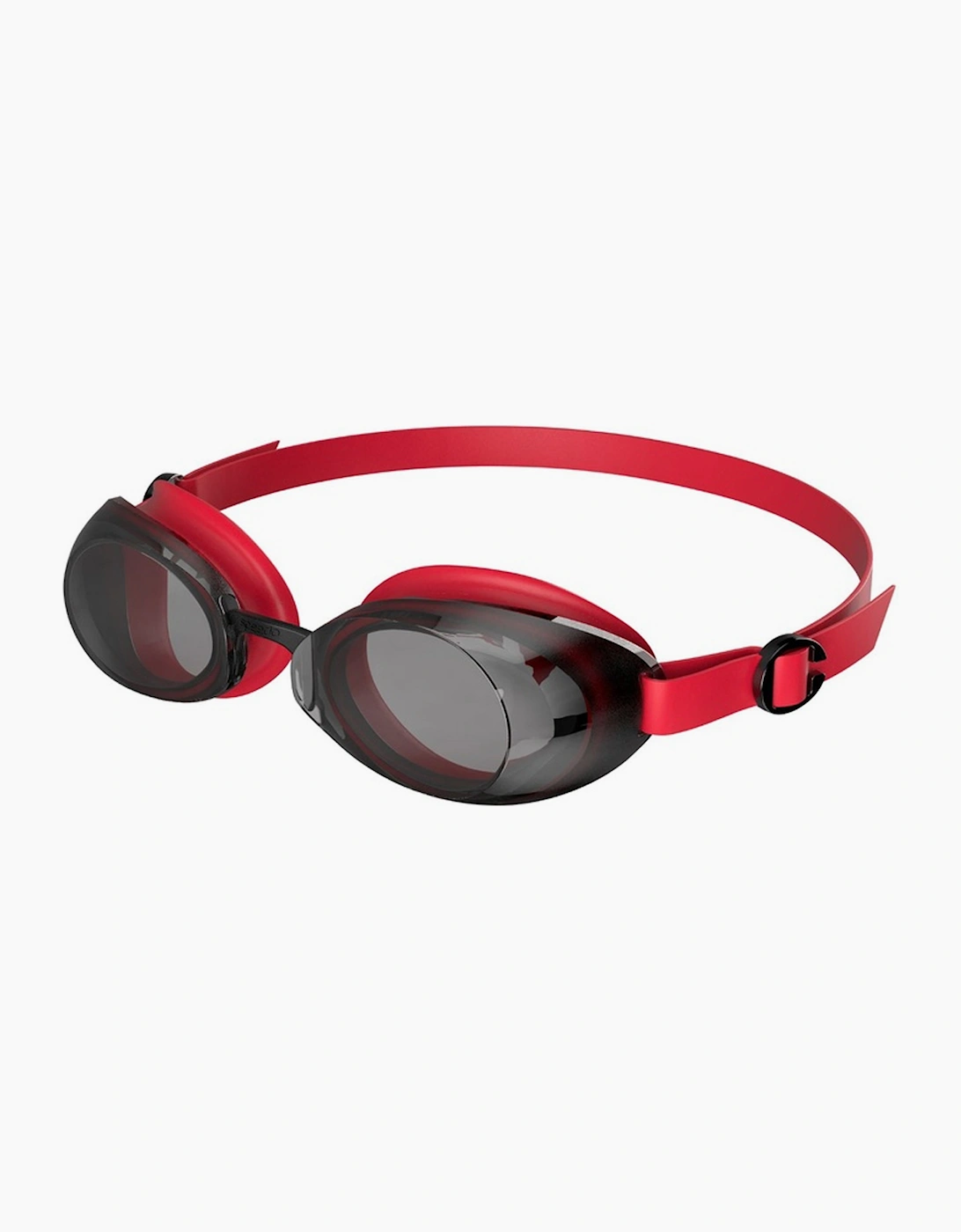 Speedo Unisex Adult Jet 2.0 Swimming Goggles - Red Black Smoke - Size: ONE size