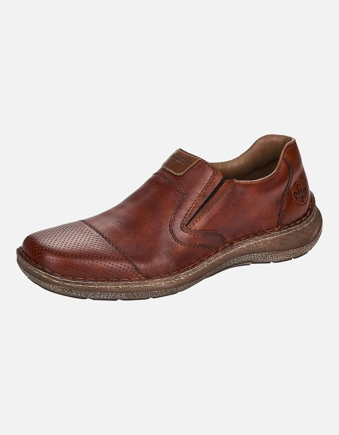 Mens Slip on Shoe 03056 24 brown, 2 of 1