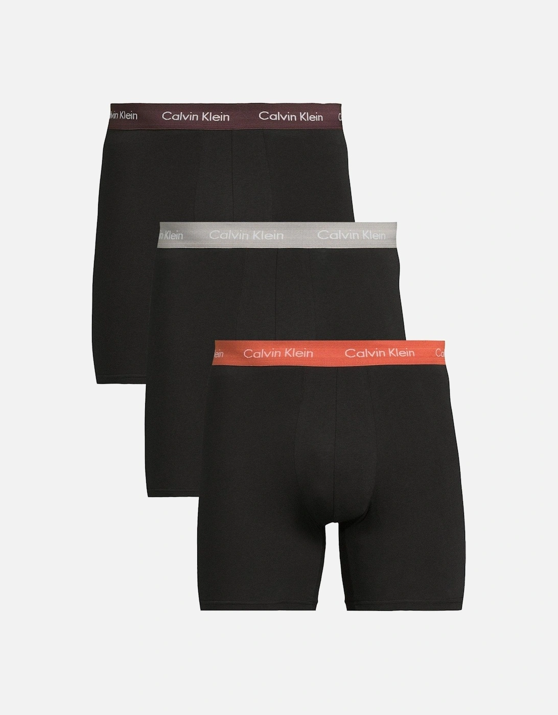 3 Pack Cotton Stretch Boxer Briefs - Black, 5 of 4