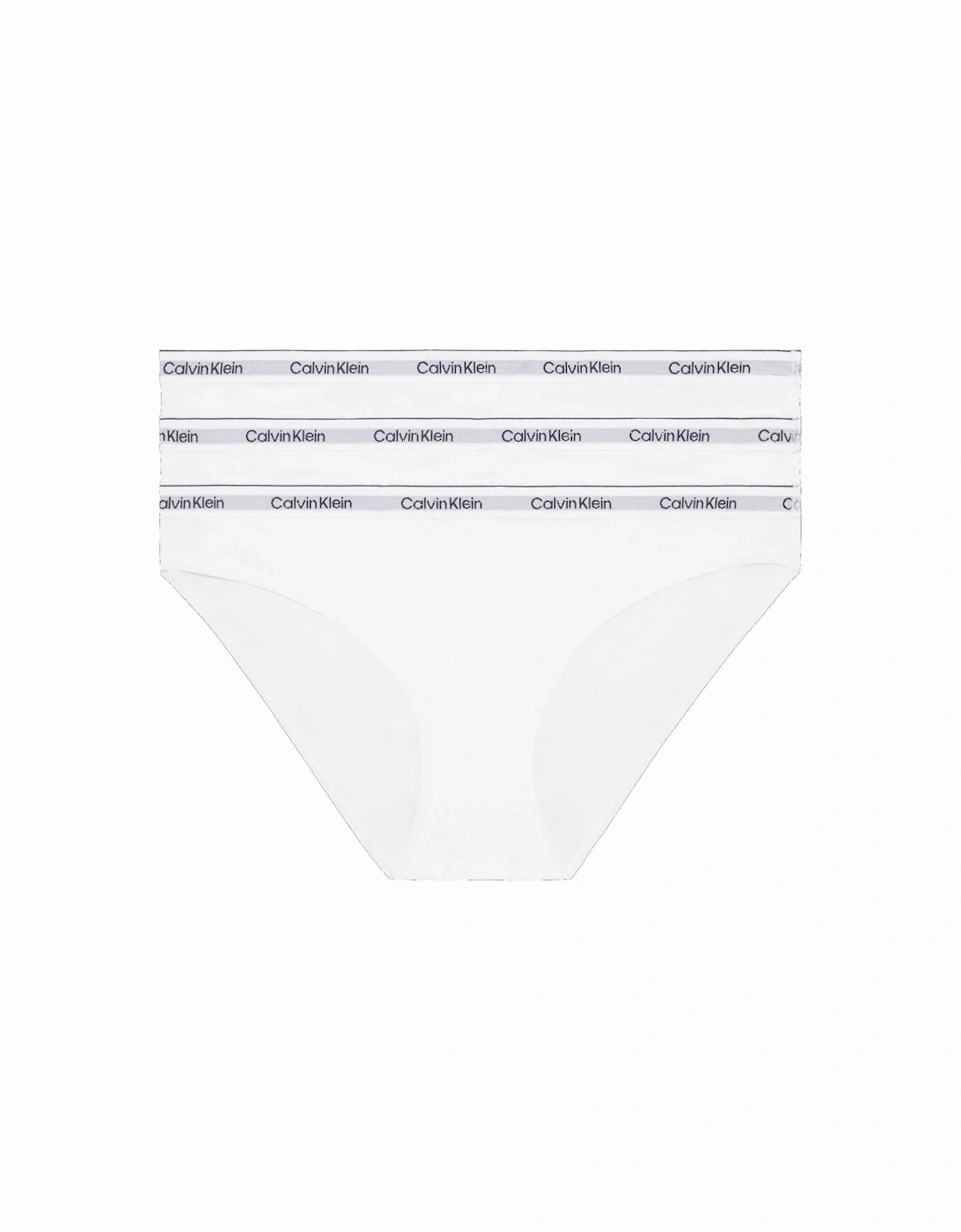 White Printed Cotton Blend Womens Underwear, 4 of 3