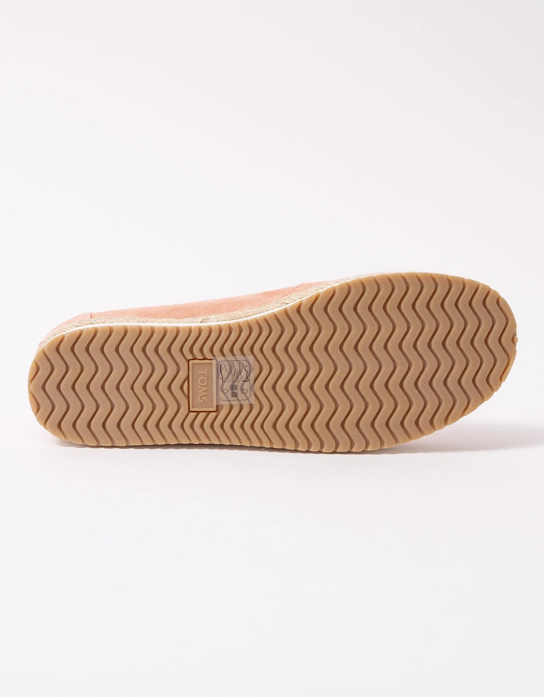 Coral Pink Suede Womens Palma Espadrille