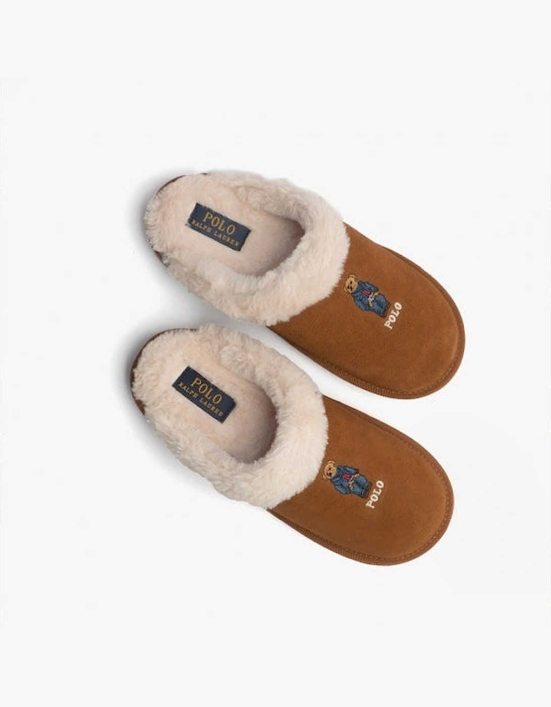 KAYLEIGH SCUFF BEAR Womens Suede Mule Slippers Snuff