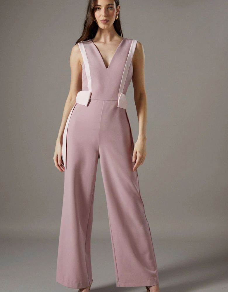 Culotte Bow Jumpsuit