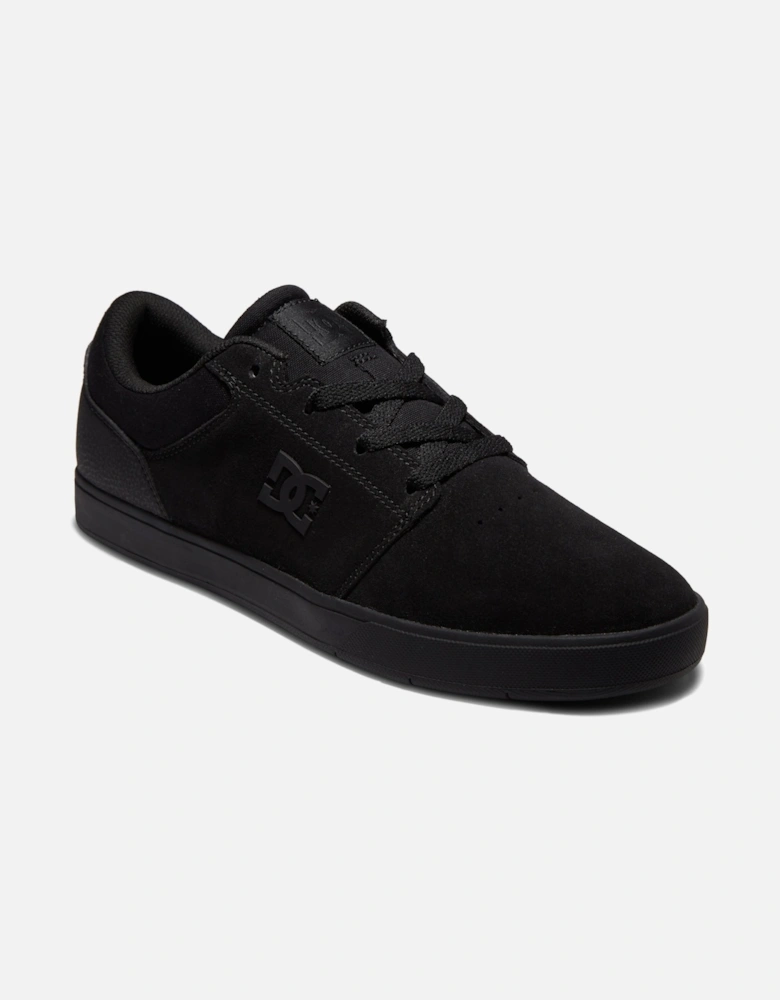 Mens Crisis 2 Suede Low Rise Trainers - Black/Gum