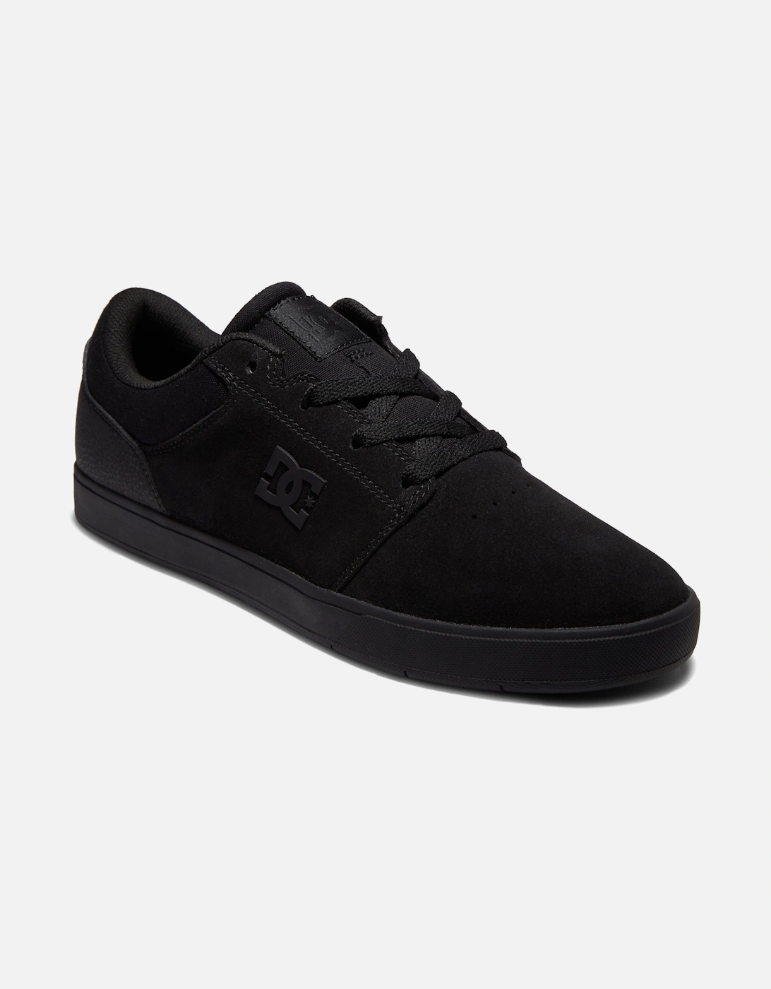 Mens Crisis 2 Suede Low Rise Trainers - Black/Gum, 2 of 1