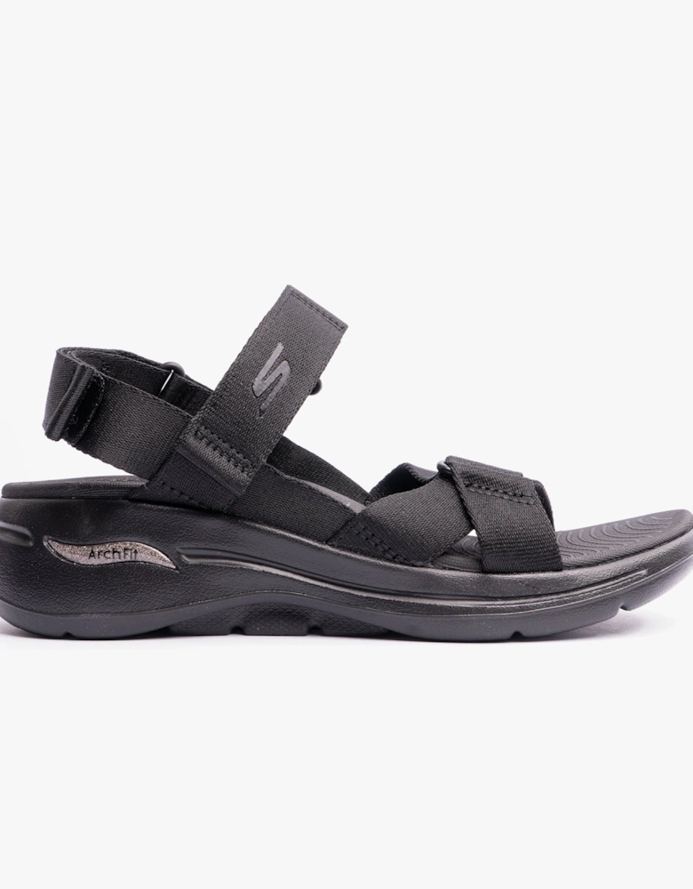 Skechers 140808/BBK GO WALK ARCH FIT SANDAL - ATTRACT Womens Sandals Black