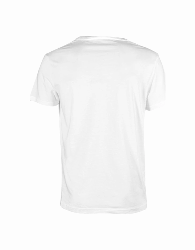 Logo Relaxed Crew-Neck T-Shirt, White