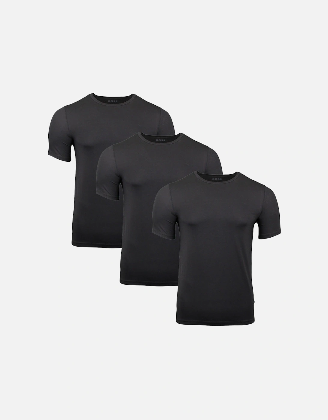 3-Pack Bamboo T-Shirts, Black, 3 of 2