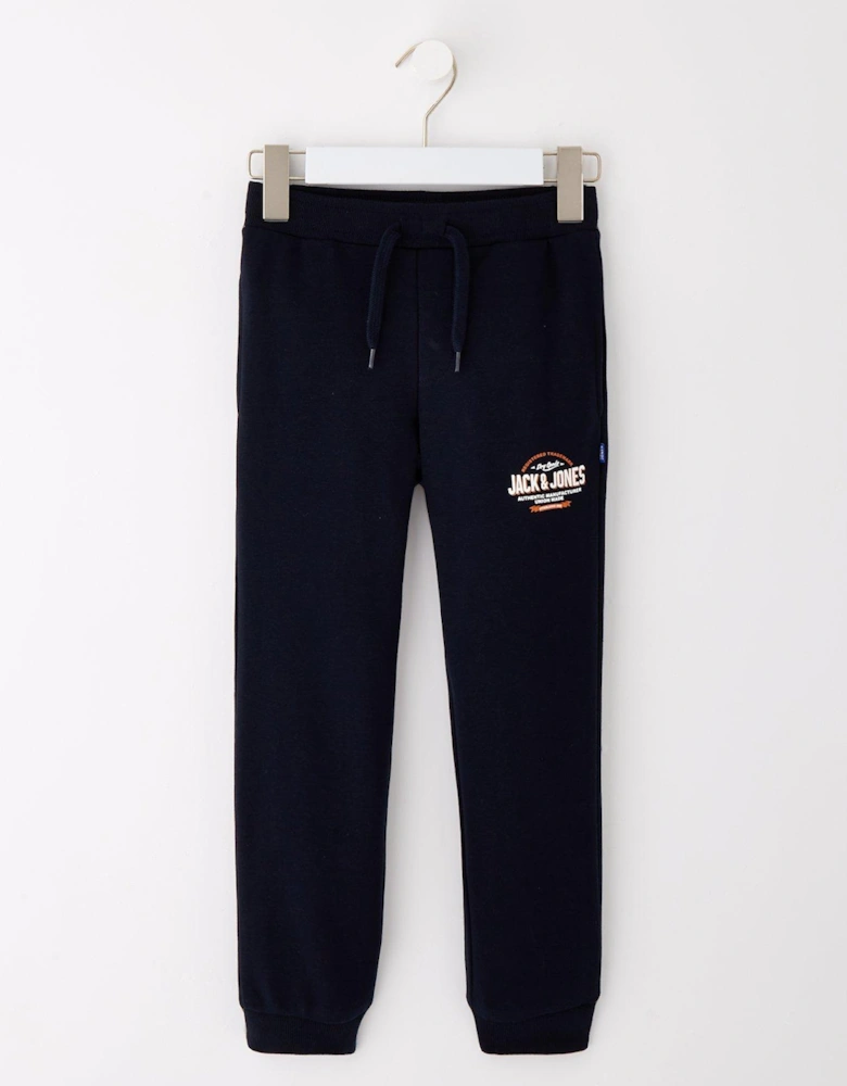 Younger Boys 2 Colour Logo Sweatpants - Navy Blazer