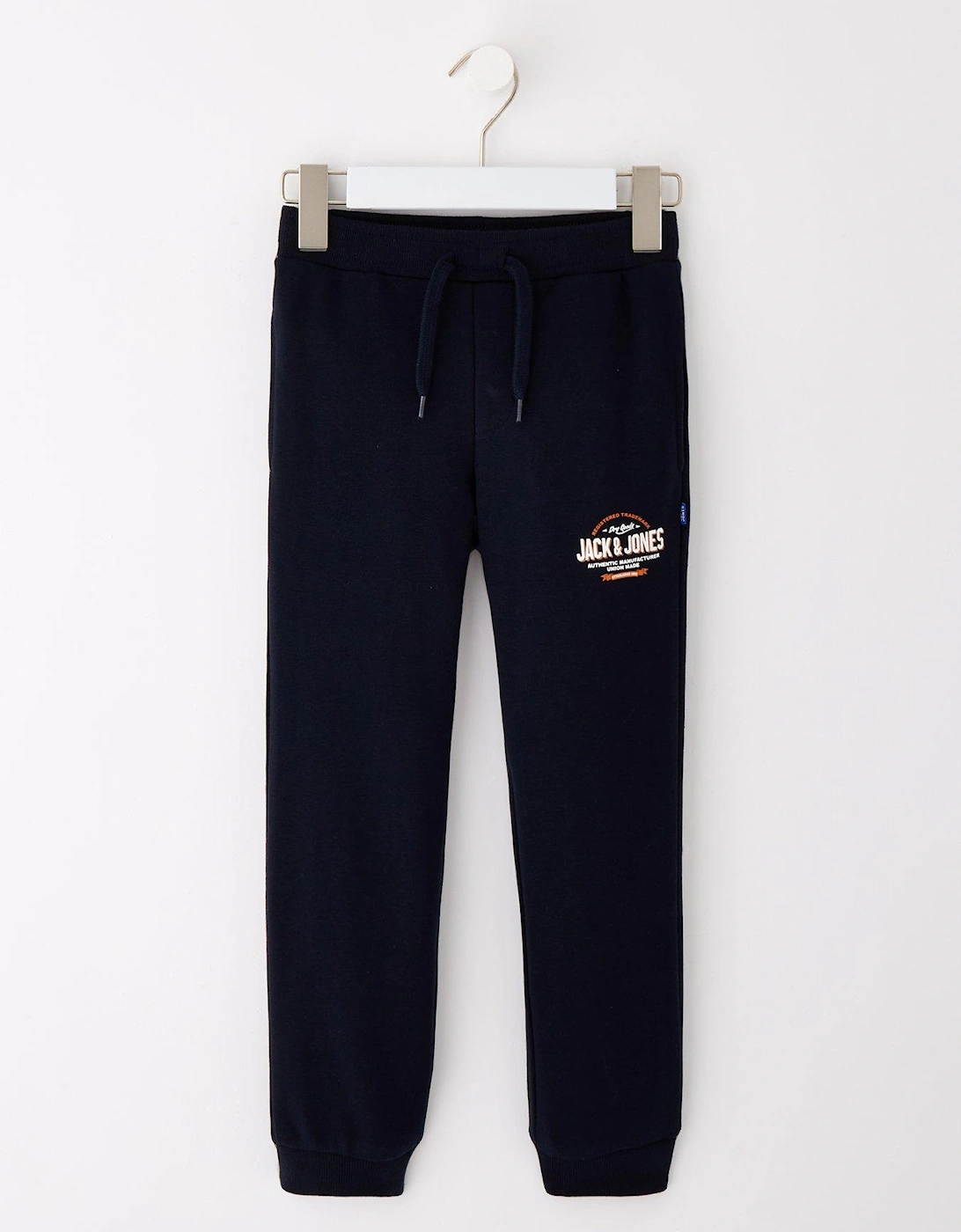 Younger Boys 2 Colour Logo Sweatpants - Navy Blazer, 5 of 4