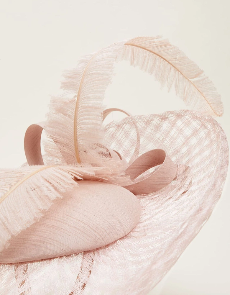 Statement Feather Disc Fascinator