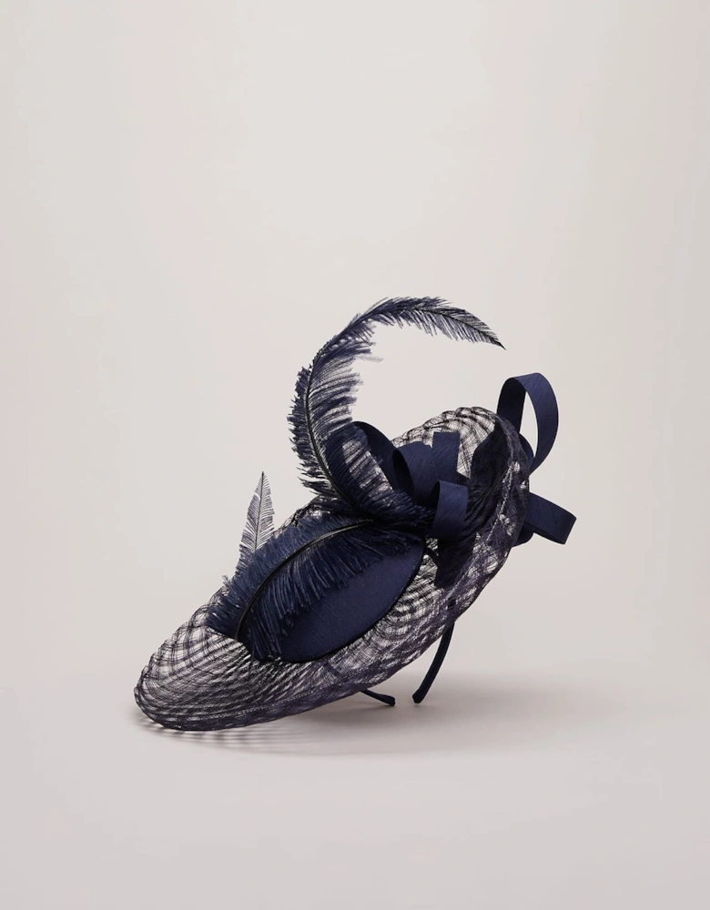 Statement Feather Disc Fascinator