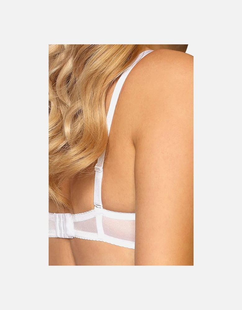 Luxury Bra Underwired Lace by Women - White
