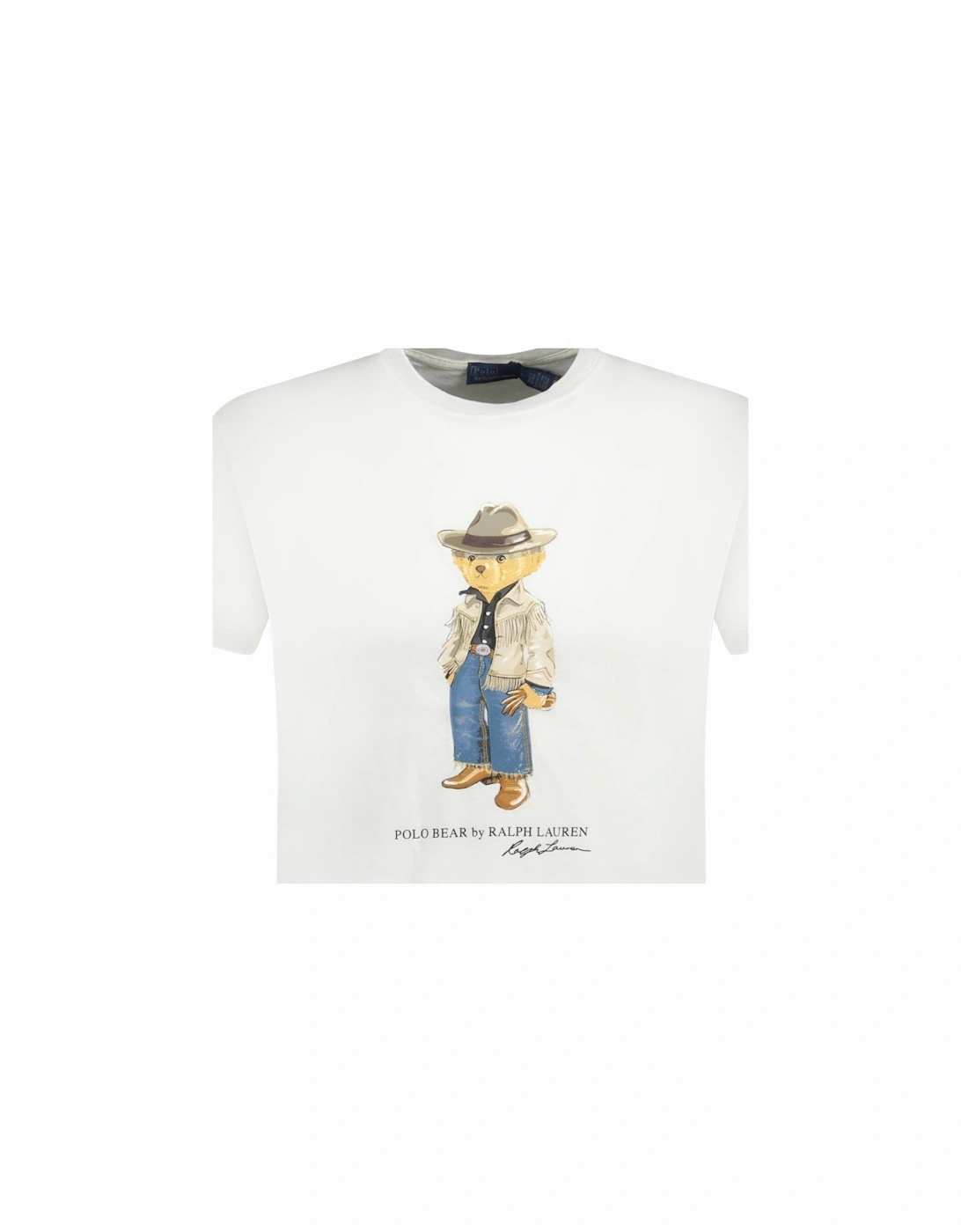 Polo Bear Cotton Jersey T-Shirt White