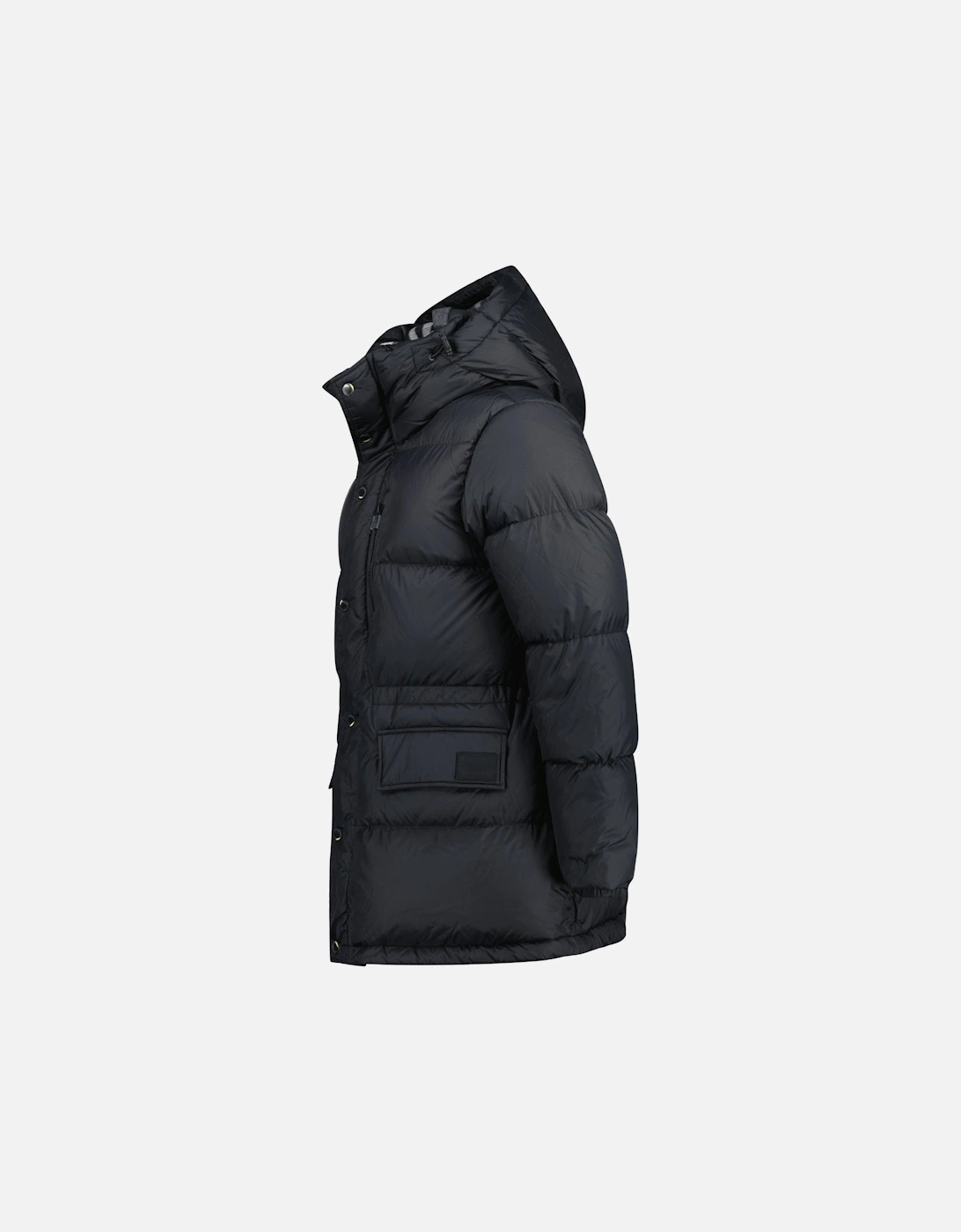 Haworth Mid Length Down Puffer Jacket Black