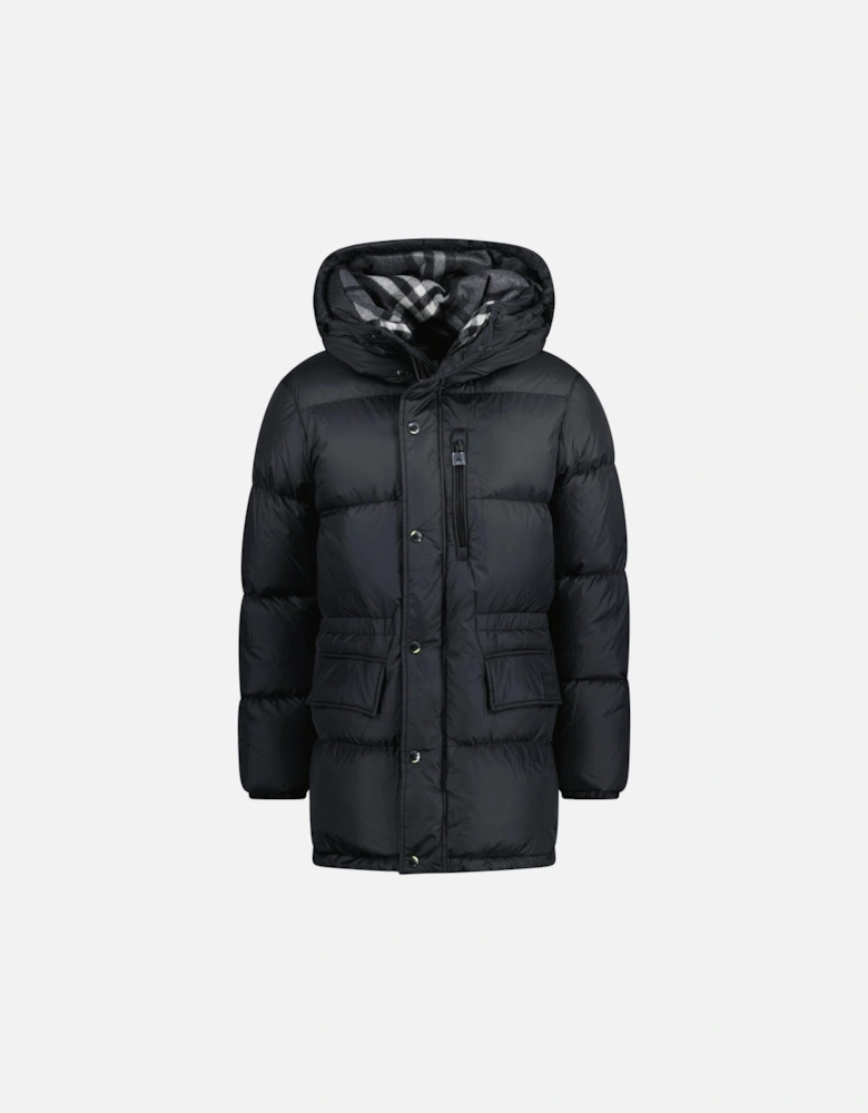 Haworth Mid Length Down Puffer Jacket Black