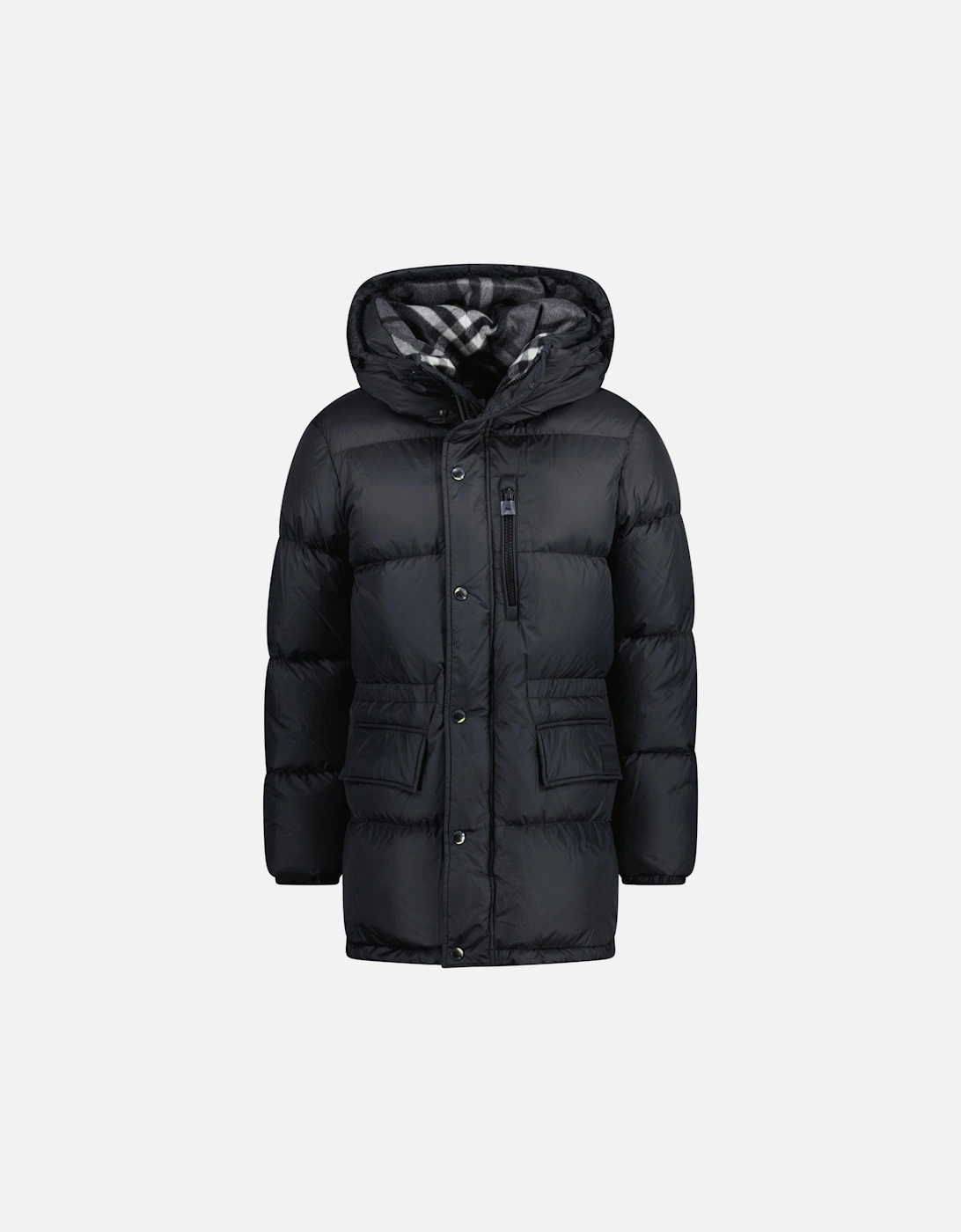 Haworth Mid Length Down Puffer Jacket Black, 5 of 4