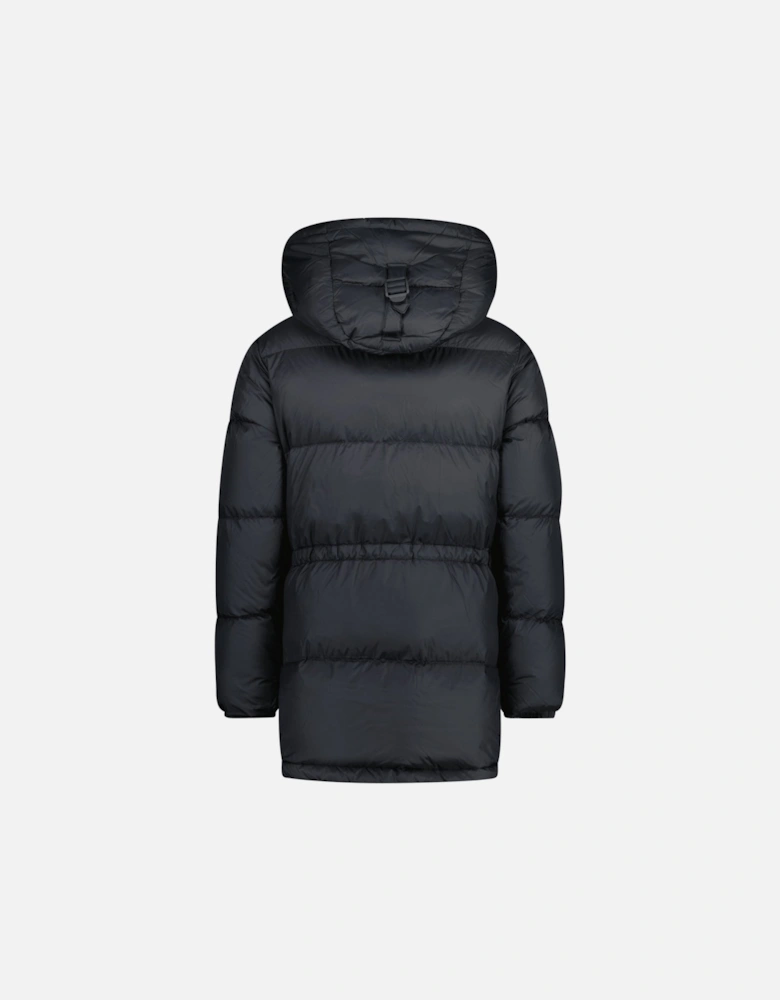 Haworth Mid Length Down Puffer Jacket Black