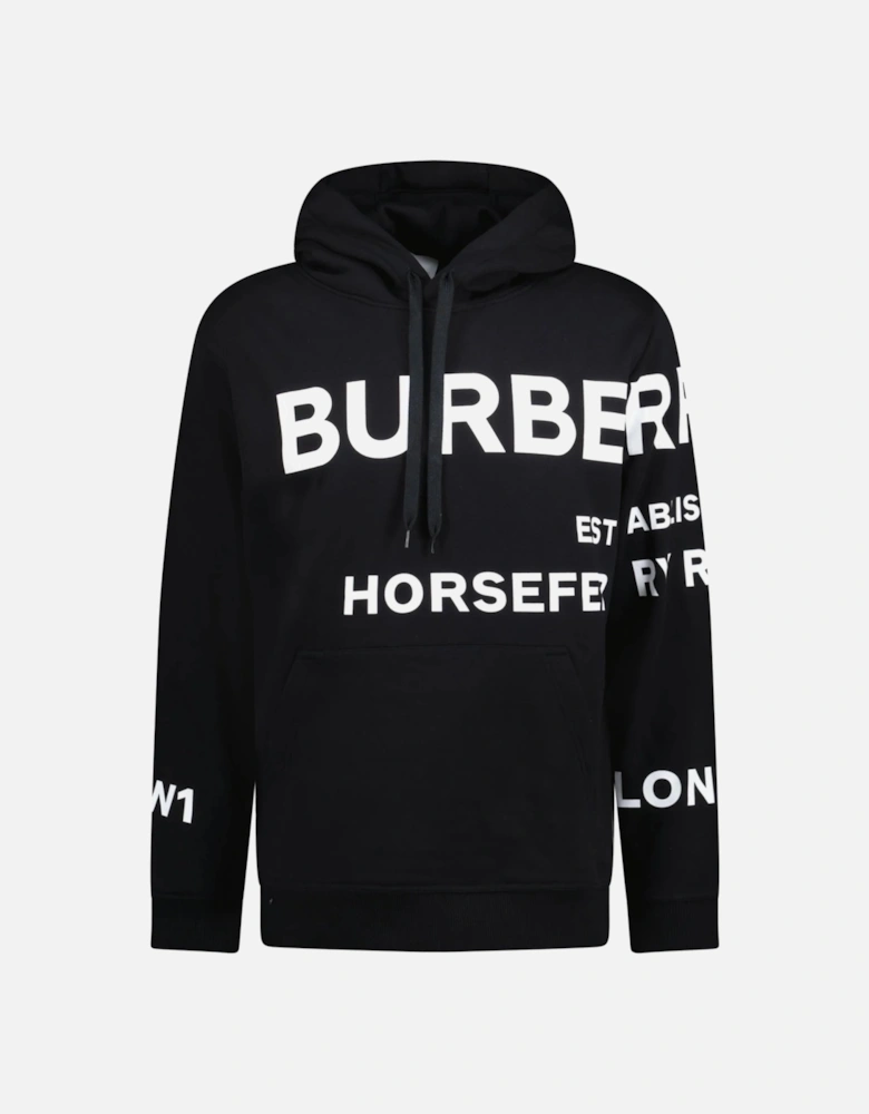 'Farley' Hooded Sweatshirt Black