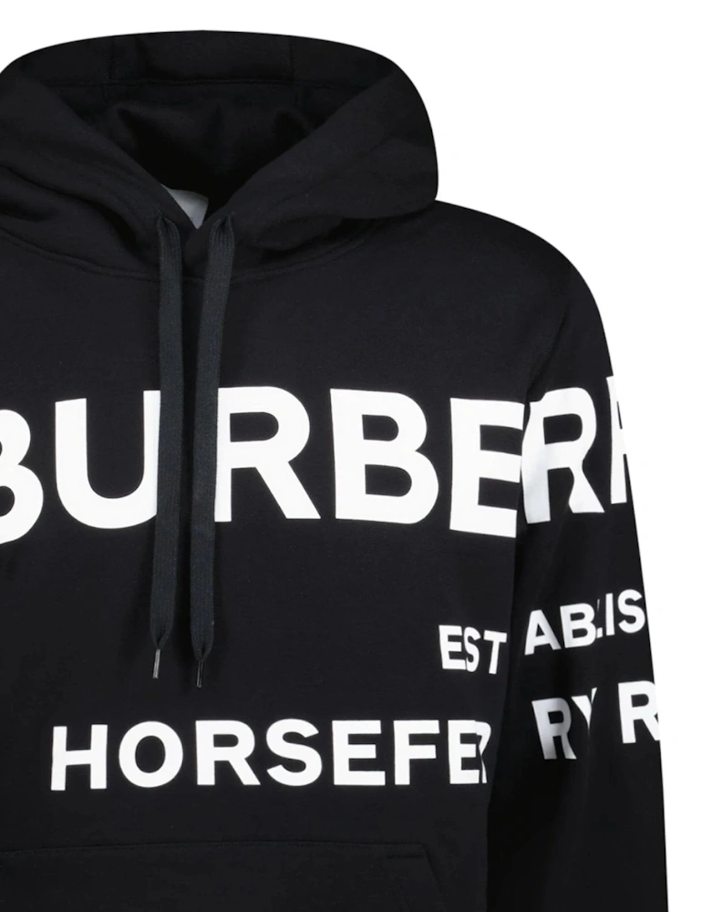 'Farley' Hooded Sweatshirt Black