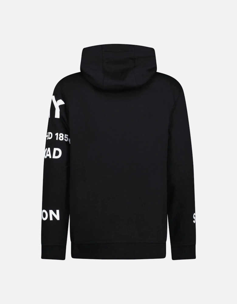 'Farley' Hooded Sweatshirt Black