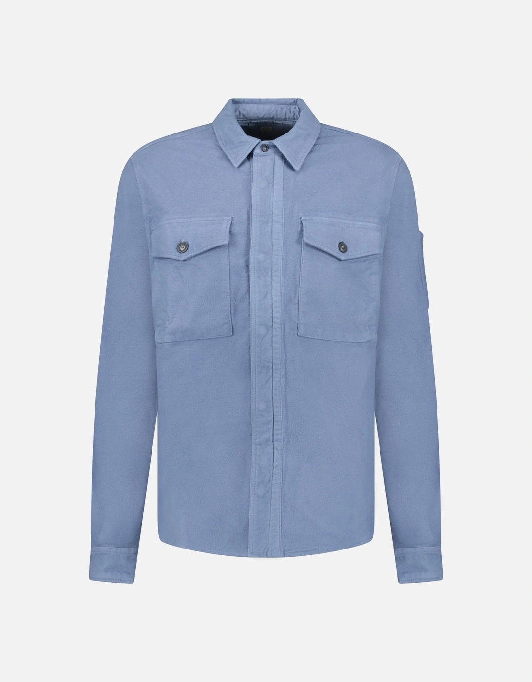 Button-Up Lens Overshirt infinity Blue, 6 of 5