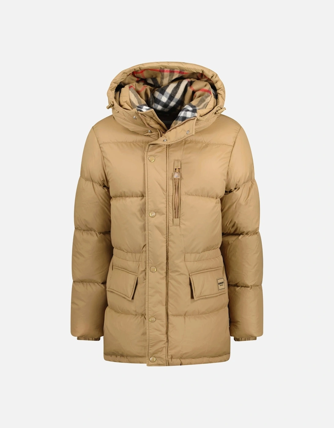 Burberry Haworth Mid Length Down Puffer Jacket Beige, 6 of 5