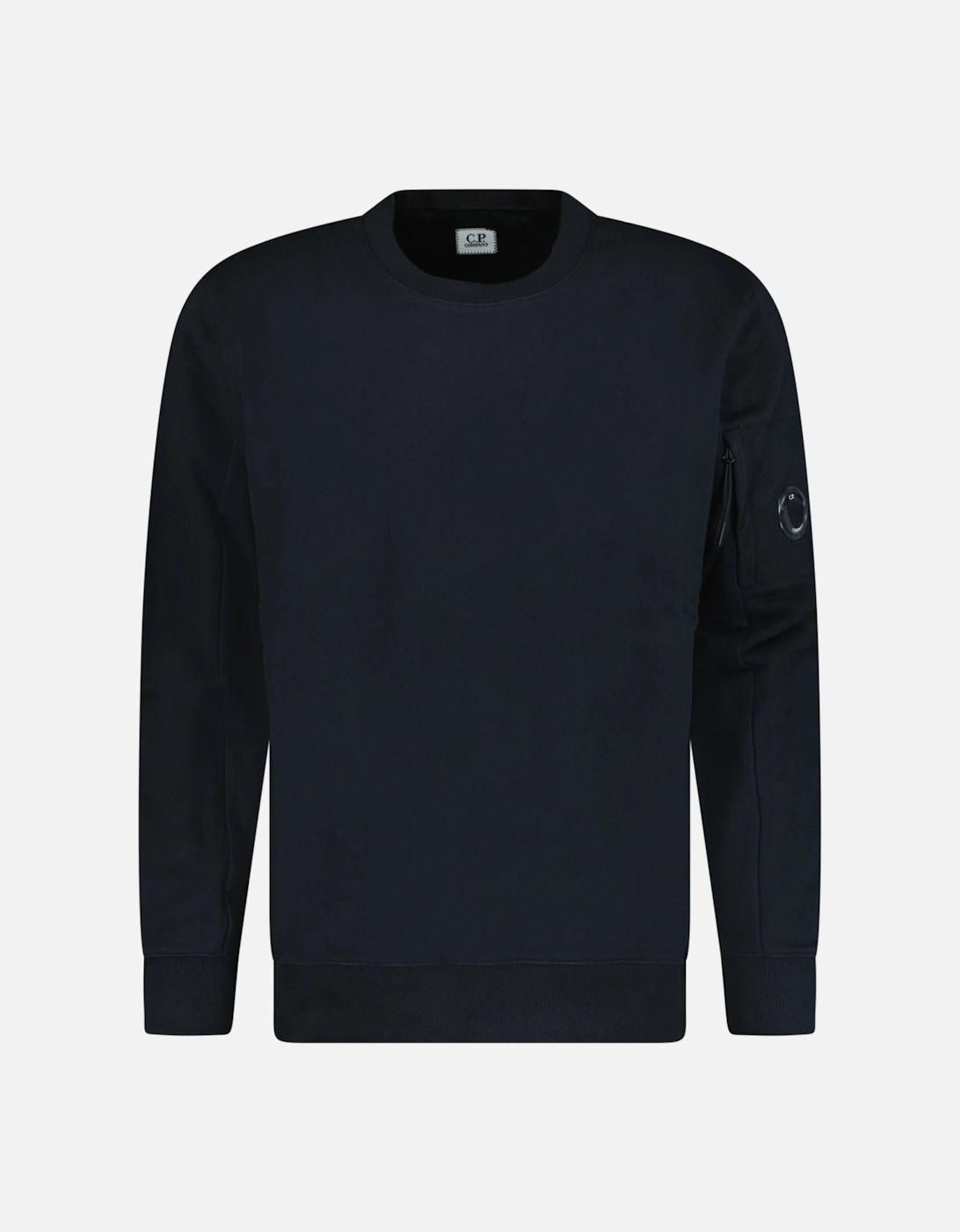 Arm Lens Diagonal Sweatshirt Black, 4 of 3