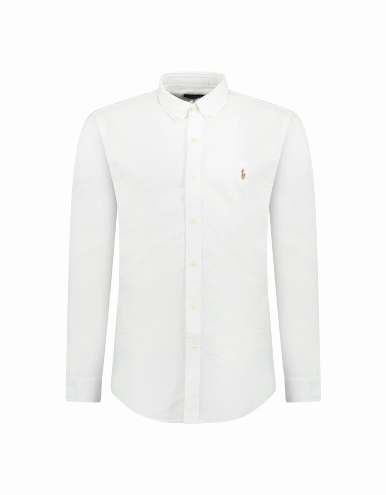 Custom Fit Oxford Shirt White