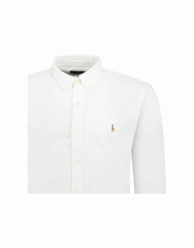 Custom Fit Oxford Shirt White