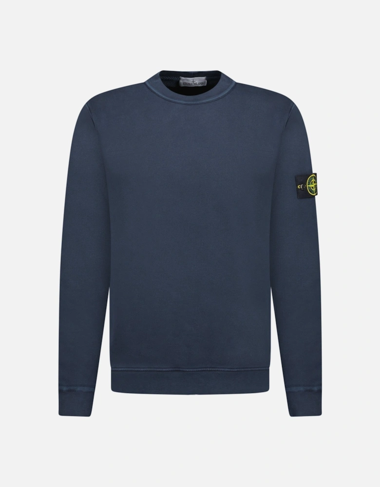 Old Effect Crewneck Sweatshirt Navy