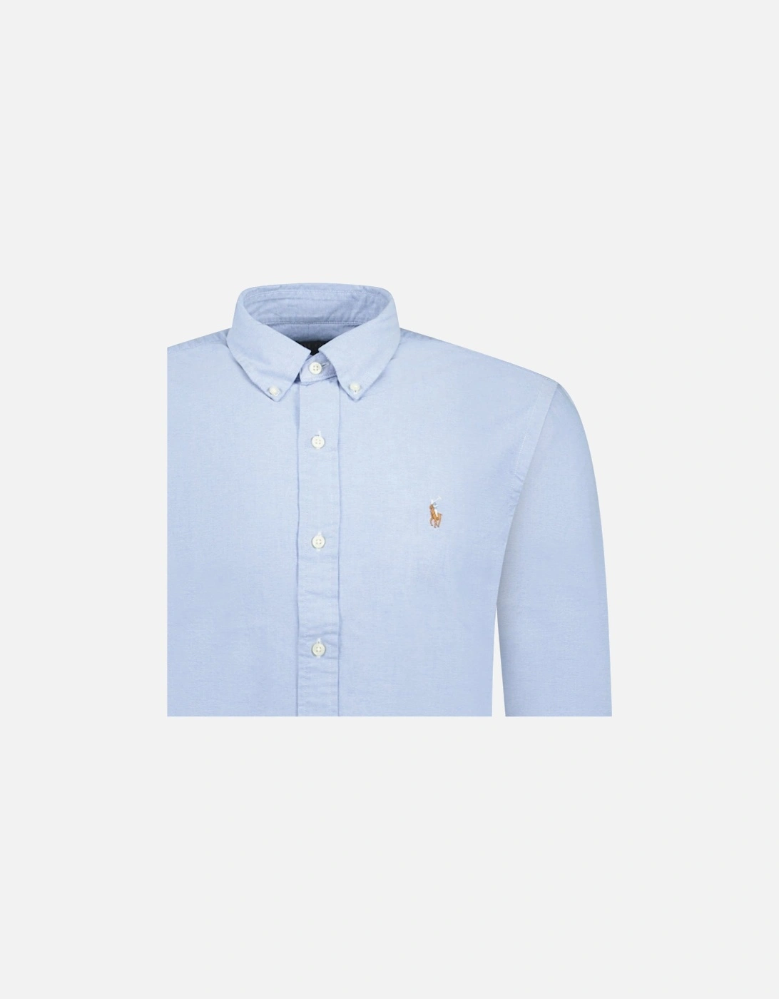 Custom Fit Oxford Shirt Blue