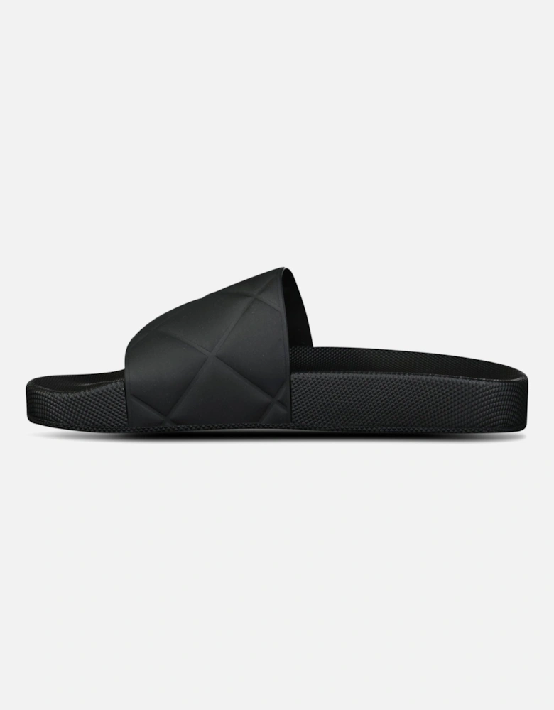 Quilted Sliders Black