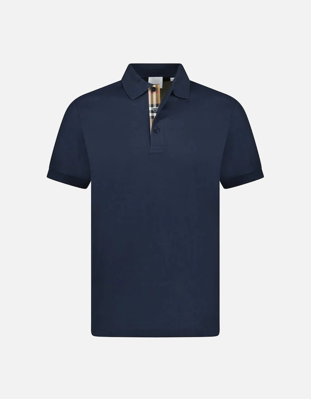 'Hartford' Check Placket Polo Navy, 4 of 3