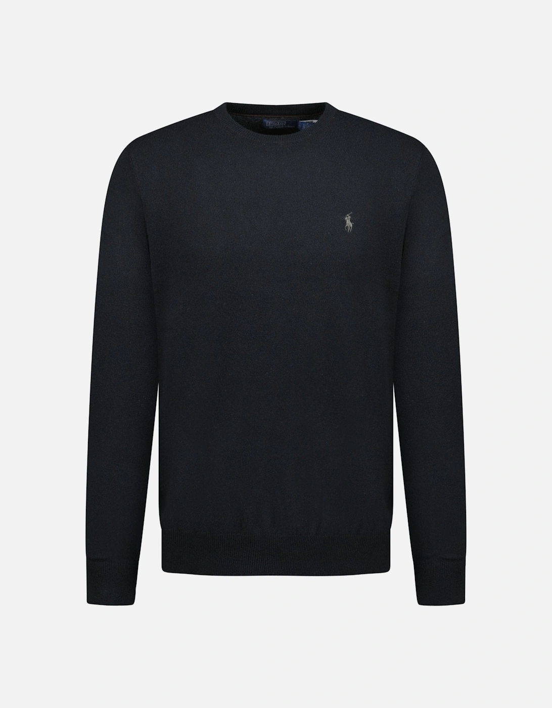 Wool Crewneck Jumper Black, 3 of 2