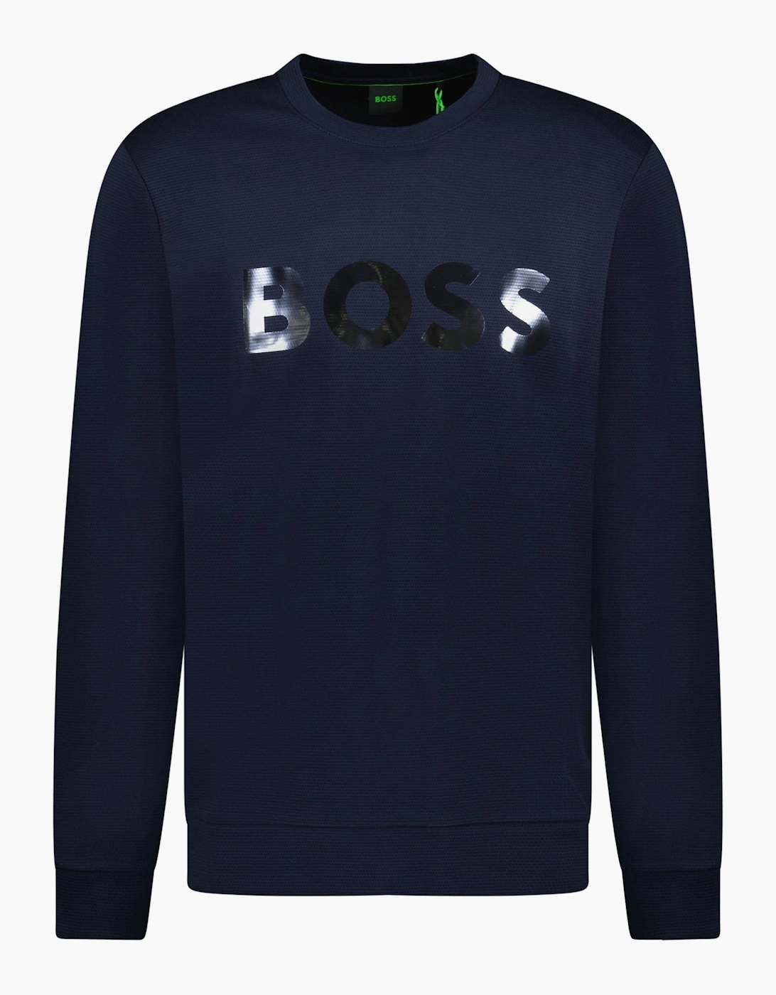 Hugo Boss Men's Navy Salbo Mirror Crewneck Sweatshirt  44 2XL