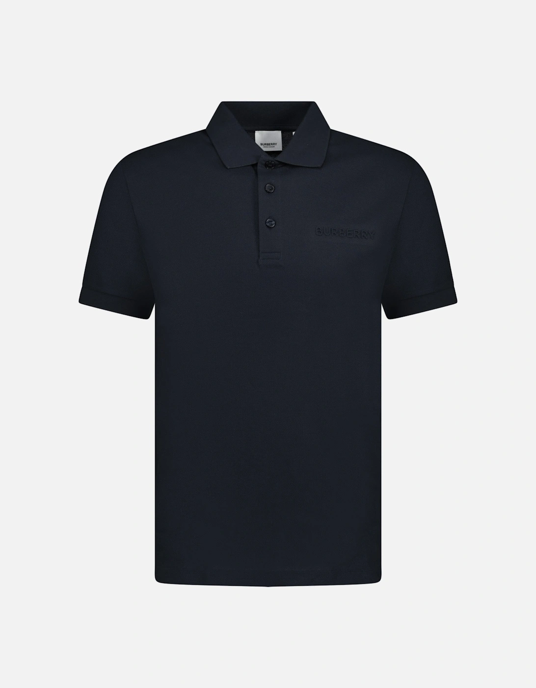 'Hartford' Embossed Logo Polo Black, 3 of 2